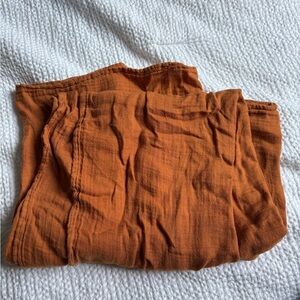 Gender neutral muslin swaddle blanket